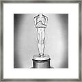 Display Of Oscar Trophy Framed Print