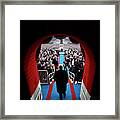 Donald Trump Is Sworn In As 45th Framed Print