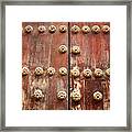 Door Details In Seville Framed Print