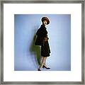 Dorothea Mcgowan Wearing Clare Potter Framed Print
