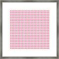 Dotted Circles Framed Print