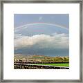 Double Rainbow Over Stirling Framed Print