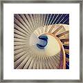 Down The Spiral Staircase Framed Print