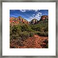 Dramatic Cloudscape Over Capitol Butte Framed Print