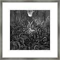 Dreadful Was The Din Of Hissing Framed Print