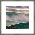 Dream Land In Morning Mist-1 Framed Print