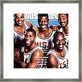 Dream Team, 1992 Barcelona Olympic Games Preview Sports Illustrated Cover Framed Print