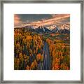 Driving In Paradise Framed Print