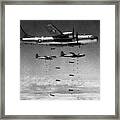 Dropping Bombs Framed Print