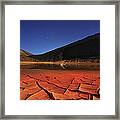 Drought Red Framed Print