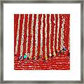 Drying Red Chilies Framed Print