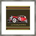 Duesenberg 1935 Framed Print