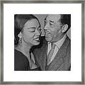 Duke Ellington And Hazel Scott Framed Print