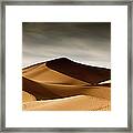 Dunes And Shadows Framed Print