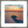 Dusk At The Knob #1 Framed Print