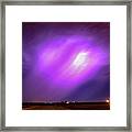 Dying Late Night Supercell 016 Framed Print