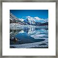 Early Frozen Framed Print