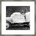 Early German Car With Gun Attachment Framed Print
