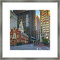 Early Morning At The Old Statehouse Framed Print