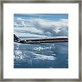 Eastern Airlines Dc-9 Among The Clouds Framed Print