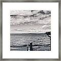 Edmonds Beach In Black And White Framed Print