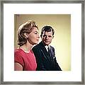 Edward And Joan Kennedy Framed Print