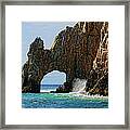 El Arco De Cabo San Lucas Framed Print