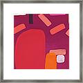 Elation 5- Abstract Art By Linda Woods Framed Print