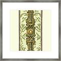 Elegant Escutcheon Iii Framed Print