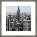 Empire State Building Xl Framed Print