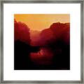 End Of Day 3 Framed Print