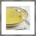 Engagement Cheese Soup Framed Print