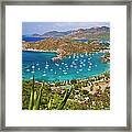 English Harbour, Antigua Framed Print