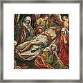 Entombment Of Christ, Villabranca Framed Print