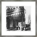 Entrance To The Schubert Theatre Framed Print
