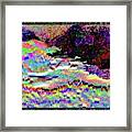 Evening In The Cove Where Love's Fire Burned Bright Framed Print