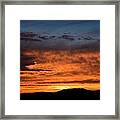 Evening Skys Framed Print
