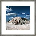 Excavator In Quarry Framed Print