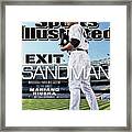 Exit Sandman Baseball Fans Bid Adieu To The Great Mariano Sports Illustrated Cover Framed Print