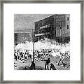 Explosion Of A Bomb Framed Print