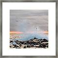 Explosive Sea 5 Framed Print