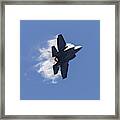 F-35 Burner Climb Framed Print