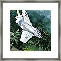 Grumman F9f Cougar Framed Print