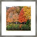 Fall At The Lake Framed Print