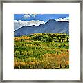 Fall Color Beginning Beneath Mt. Wilson Framed Print