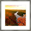 Fall Flair St River's Bend Framed Print