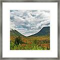 Fall Foliage After A Storm On The Kancamagus Highway In The White Mountains I Framed Print