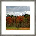 Fall Trees Off Rte 23a Framed Print