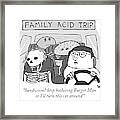 Family Acid Trip Framed Print