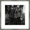 Fdr And Kent Shuler Framed Print